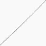 Cha&icirc;ne Ilda Maille For&ccedil;at Limee Or Blanc - Chaines Femme | Marc Orian