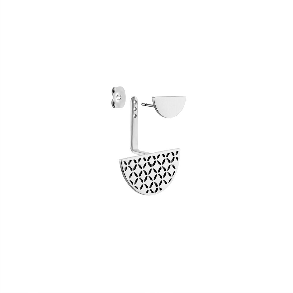 Bijoux D'oreilles Yelda Acier Blanc - Piercings d'oreilles Femme | Marc Orian