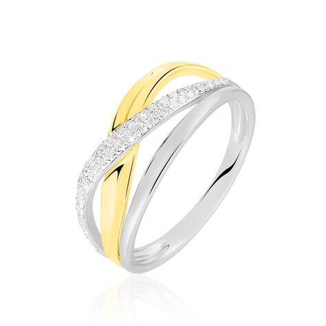 Bague Nene Or Bicolore Diamant - Bagues pierres précieuses Femme | Marc Orian