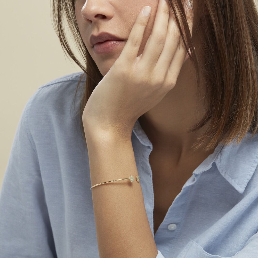 Bracelet Jonc Eryne Or Jaune - Bracelets joncs Femme | Marc Orian
