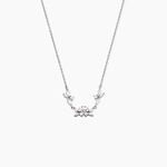 Collier Wanda Argent Blanc Oxyde De Zirconium - Colliers avec pierres Femme | Marc Orian