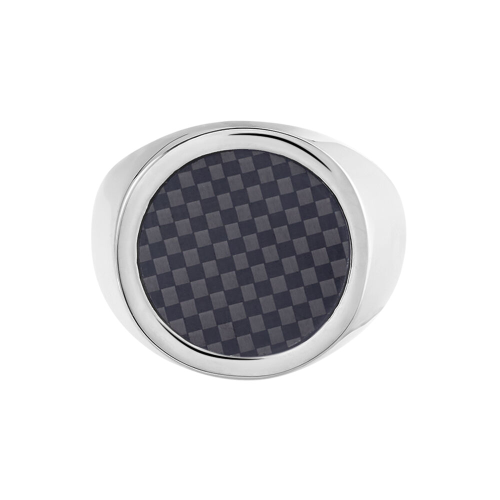 Chevali&egrave;re Phebus Him Acier Blanc - Bijoux fantaisie Homme | Marc Orian