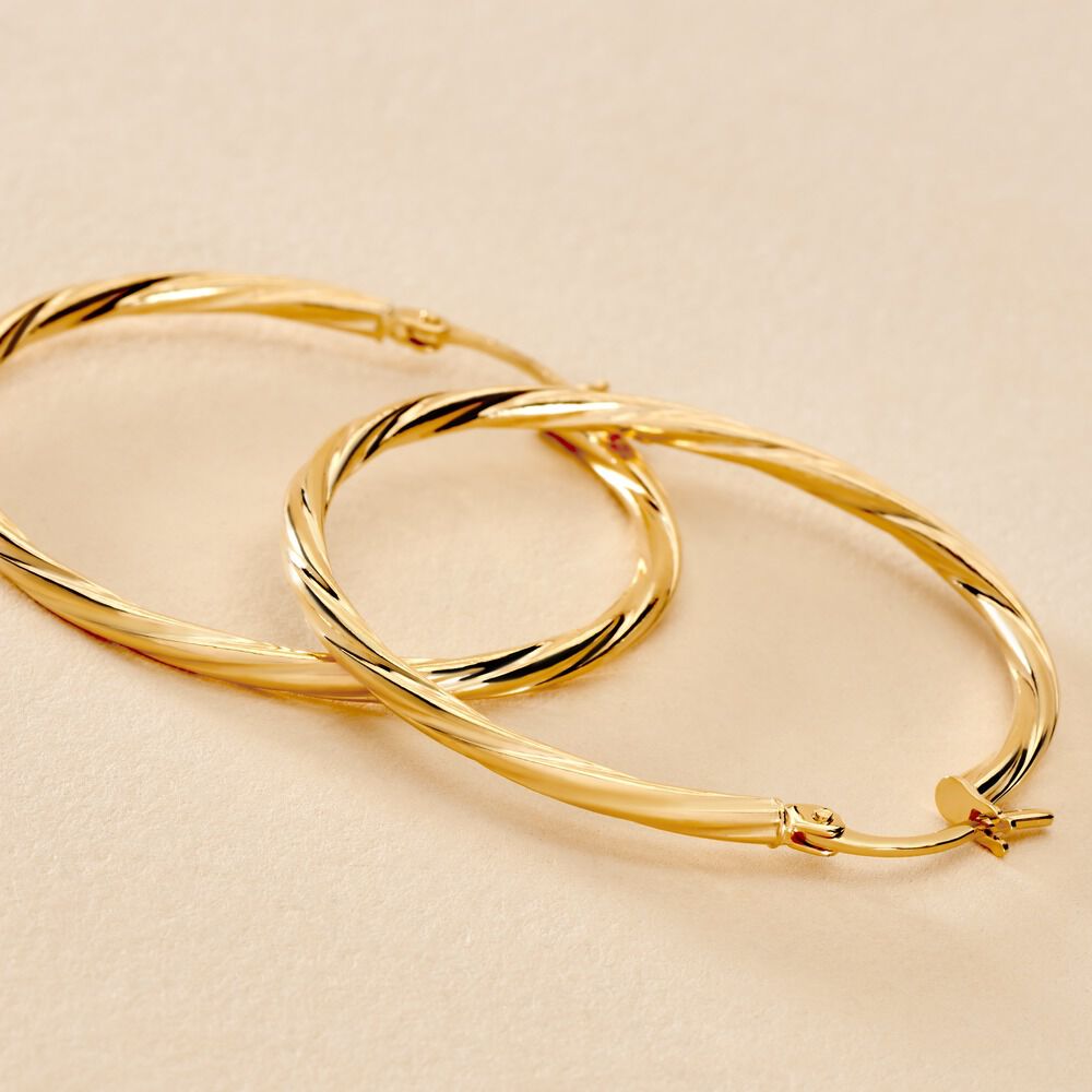 Cr&eacute;oles Youri Or Jaune - Cr&eacute;oles Femme | Marc Orian