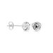 Boucles D'oreilles Puces Iloa Argent Blanc - Puces Femme | Marc Orian