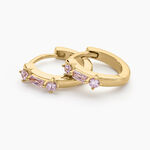 Cr&eacute;oles Gianna Plaqu&eacute; Or Jaune Oxyde De Zirconium - Cr&eacute;oles Femme | Marc Orian