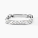Bague Sattya Argent Blanc Oxyde De Zirconium - Bijoux fantaisie Femme | Marc Orian