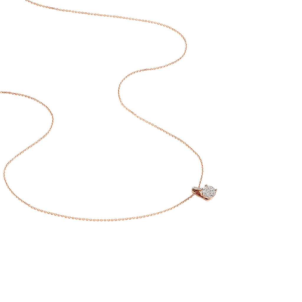 Collier Kate Or Rose Diamant - Colliers Femme | Marc Orian