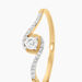 Bague Vrille Accompagnee Or Jaune Diamant - Solitaires Femme | Marc Orian