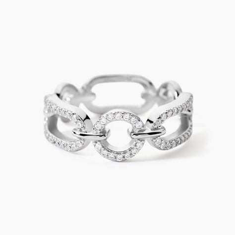 Bague Ela Argent Blanc Oxyde De Zirconium - Bijoux fantaisie Femme | Marc Orian