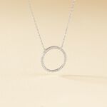 Collier Amene Or Blanc Diamant - Colliers avec pierres Femme | Marc Orian