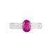 Bague Crista Or Blanc Rubis Et Diamant - Bagues vintage Femme | Marc Orian