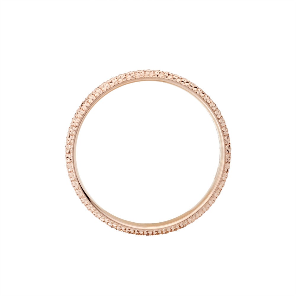 Alliance Luzia Demi Jonc Classique Or Rose - Alliances personnalisées Femme | Marc Orian