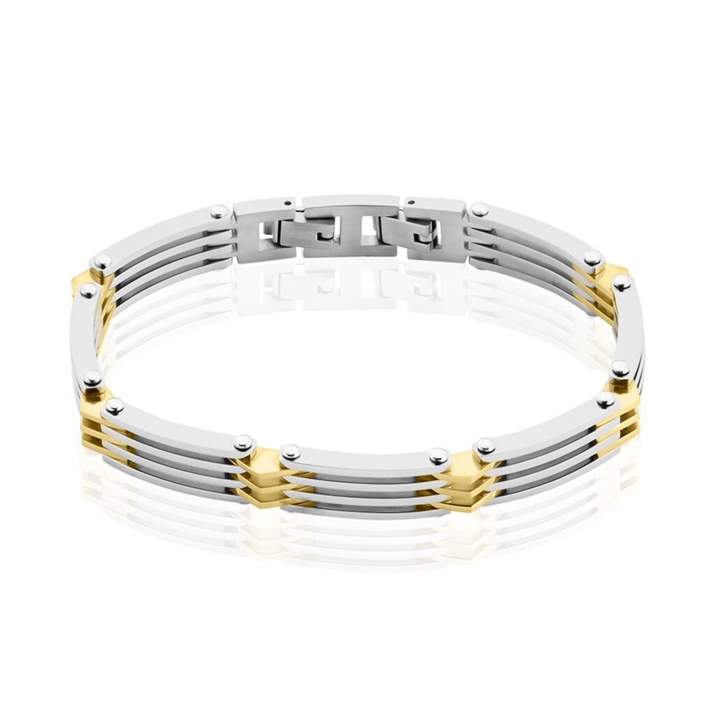 Bracelet Jourdan Rio Acier Bicolore - Bracelets Homme | Marc Orian