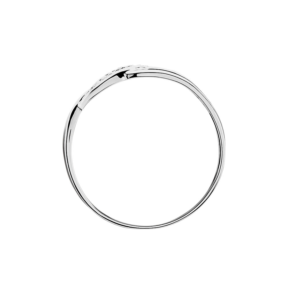 Bague Amayas Or Blanc Diamant - Solitaires Femme | Marc Orian