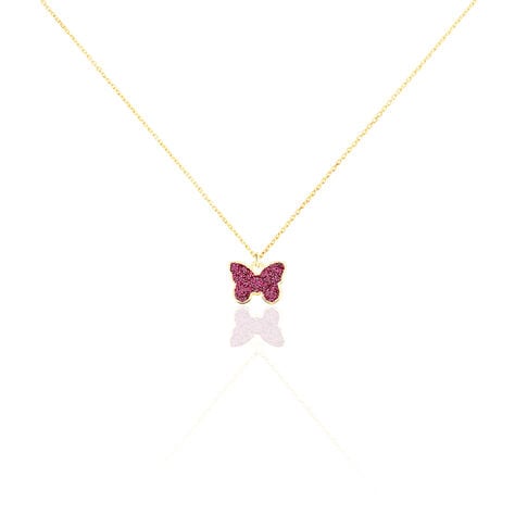 Collier Solena Papillon Or Jaune - Colliers ete Enfant | Marc Orian