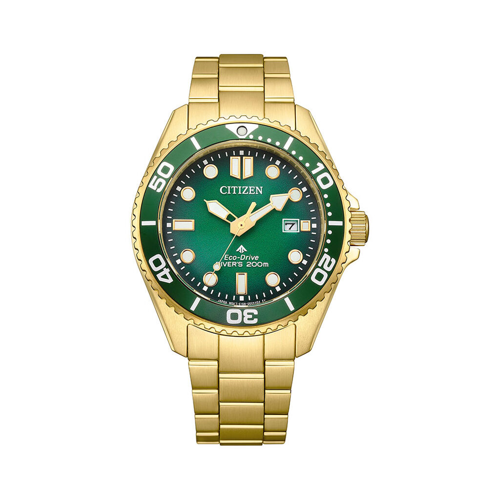 Montre Citizen Promaster Marine Eco-Drive Vert - Montres &eacute;tanches Homme | Marc Orian