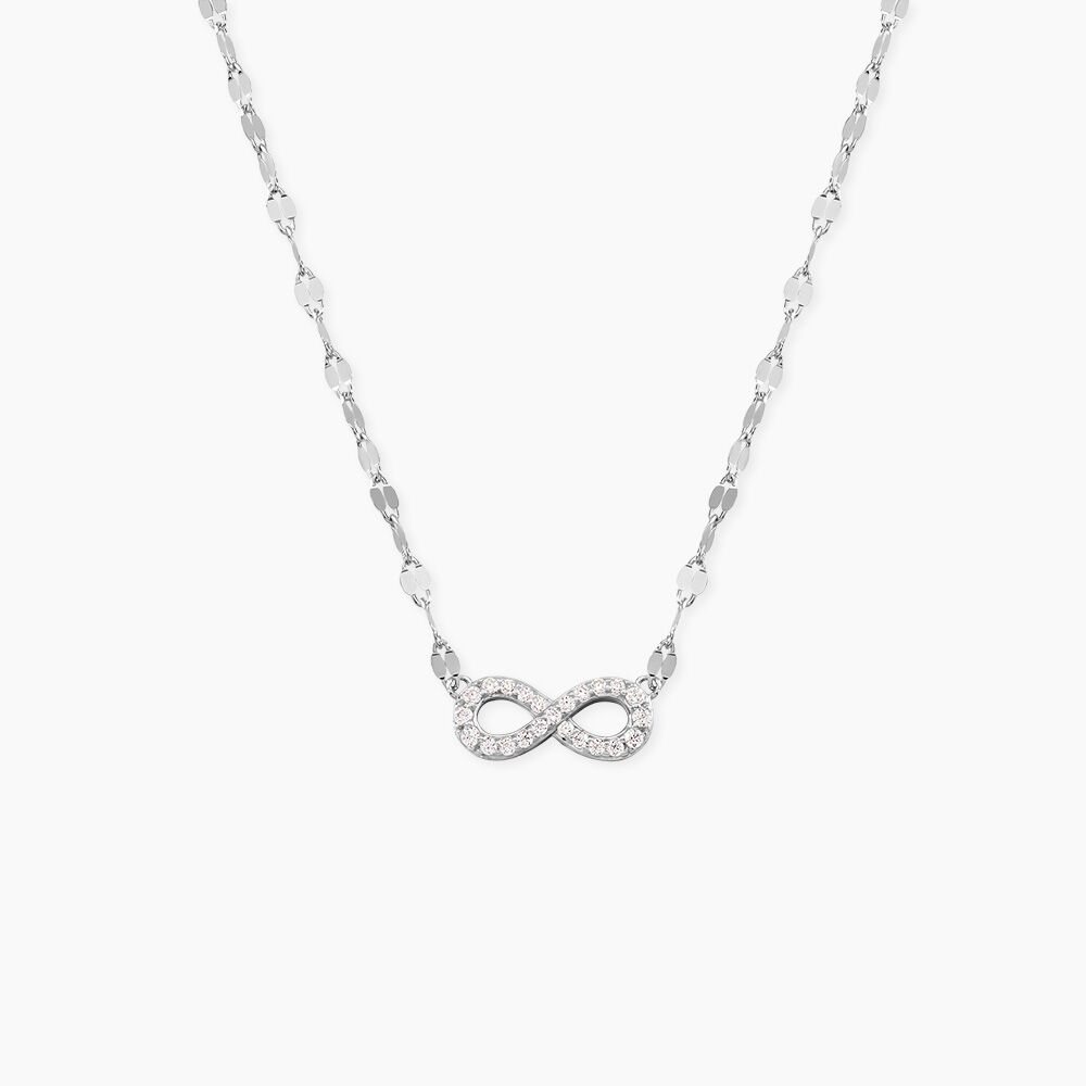 Collier Argent Wine Infini Oxydes De Zirconium - Colliers avec pierres Femme | Marc Orian