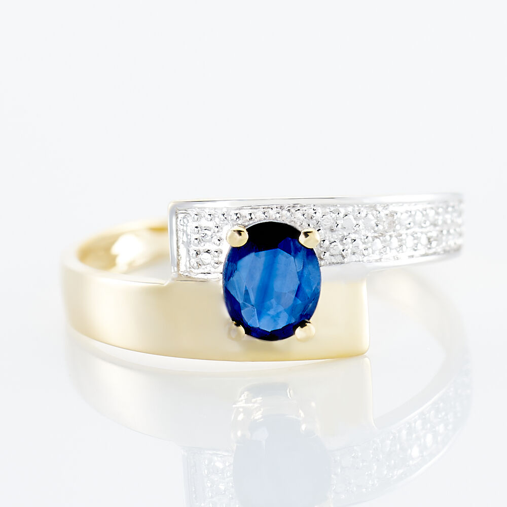 Bague Taila Or Jaune Saphir - Solitaires Femme | Marc Orian