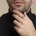 Bague Matti Acier Gris - Bagues grosses Homme | Marc Orian
