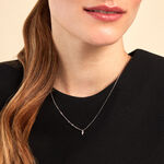 Collier Siem Argent Blanc Oxyde De Zirconium - Colliers avec pierres Femme | Marc Orian