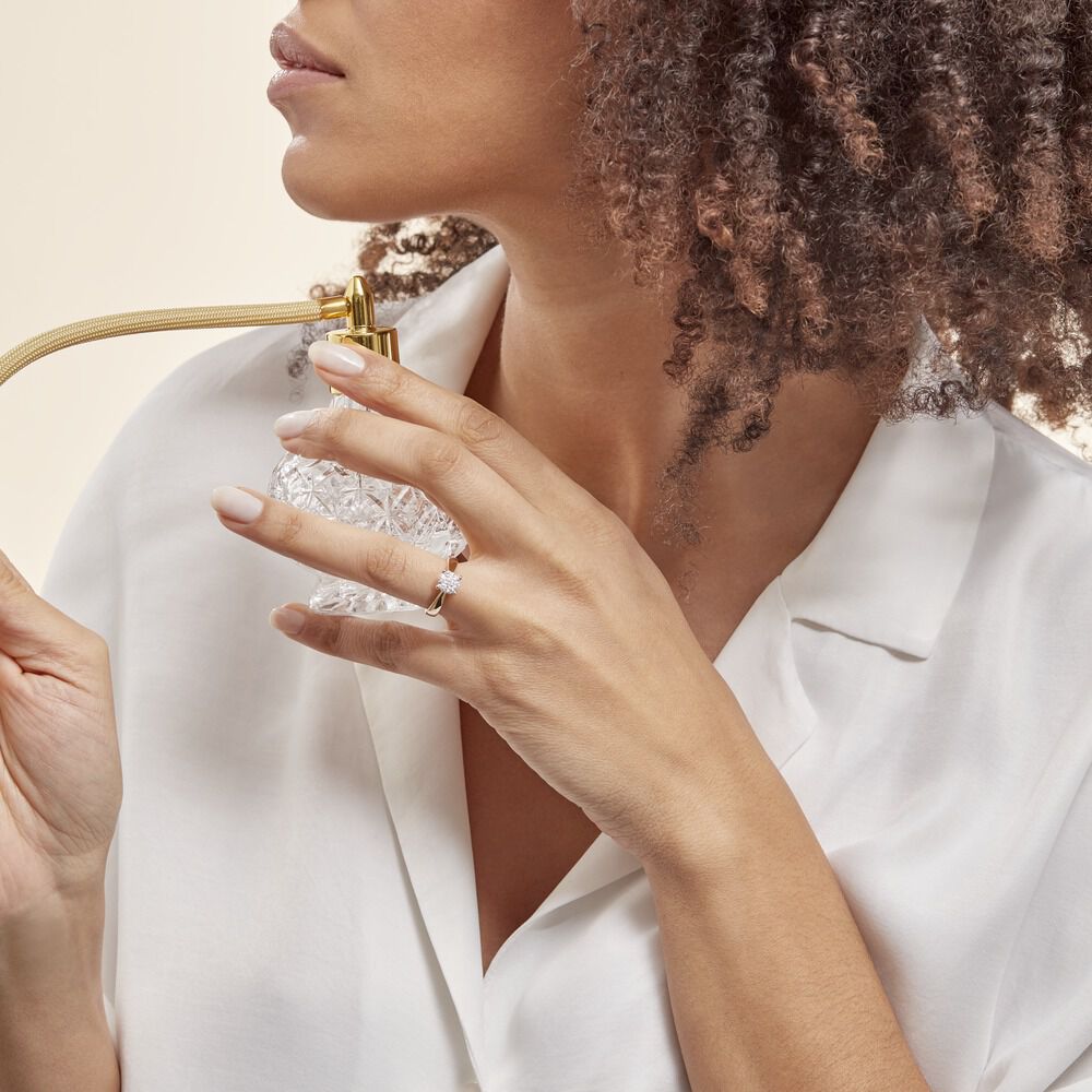 Bague Solitaire Artemis Or Jaune Diamant - Parures de mariage Femme | Marc Orian