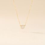 Collier Or Jaune Burak Oxyde De Zirconium - Colliers avec pierres Femme | Marc Orian