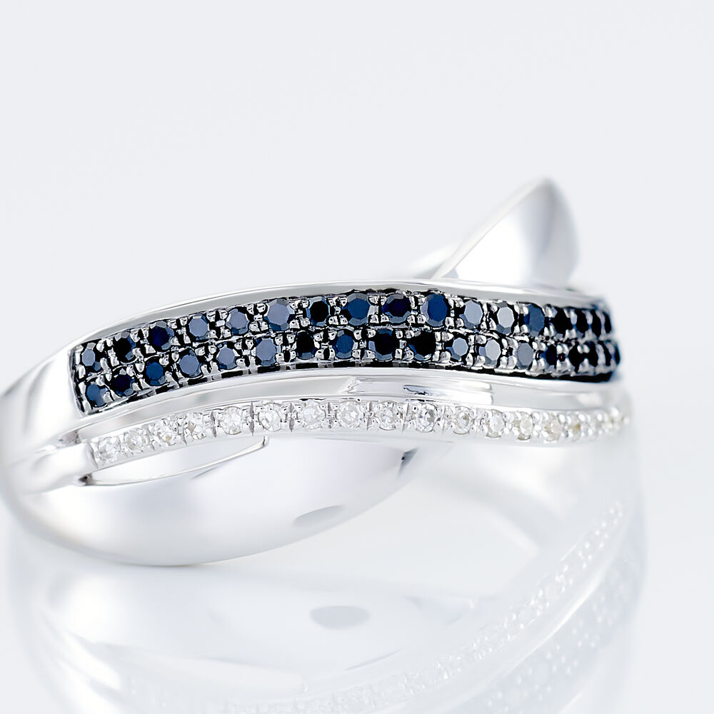 Bague Merlin Or Blanc Diamant - Bagues pierres précieuses Femme | Marc Orian