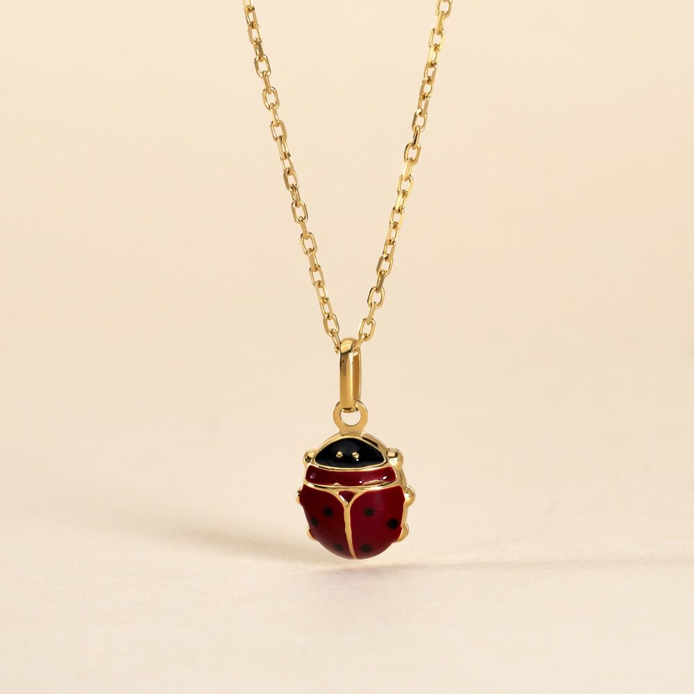 Pendentif Fedelina Coccinelle Or Jaune - Pendentifs Enfant | Marc Orian