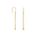 Boucles D'oreilles Pendantes Vienne Or Jaune Oxyde De Zirconium - Pendantes Femme | Marc Orian