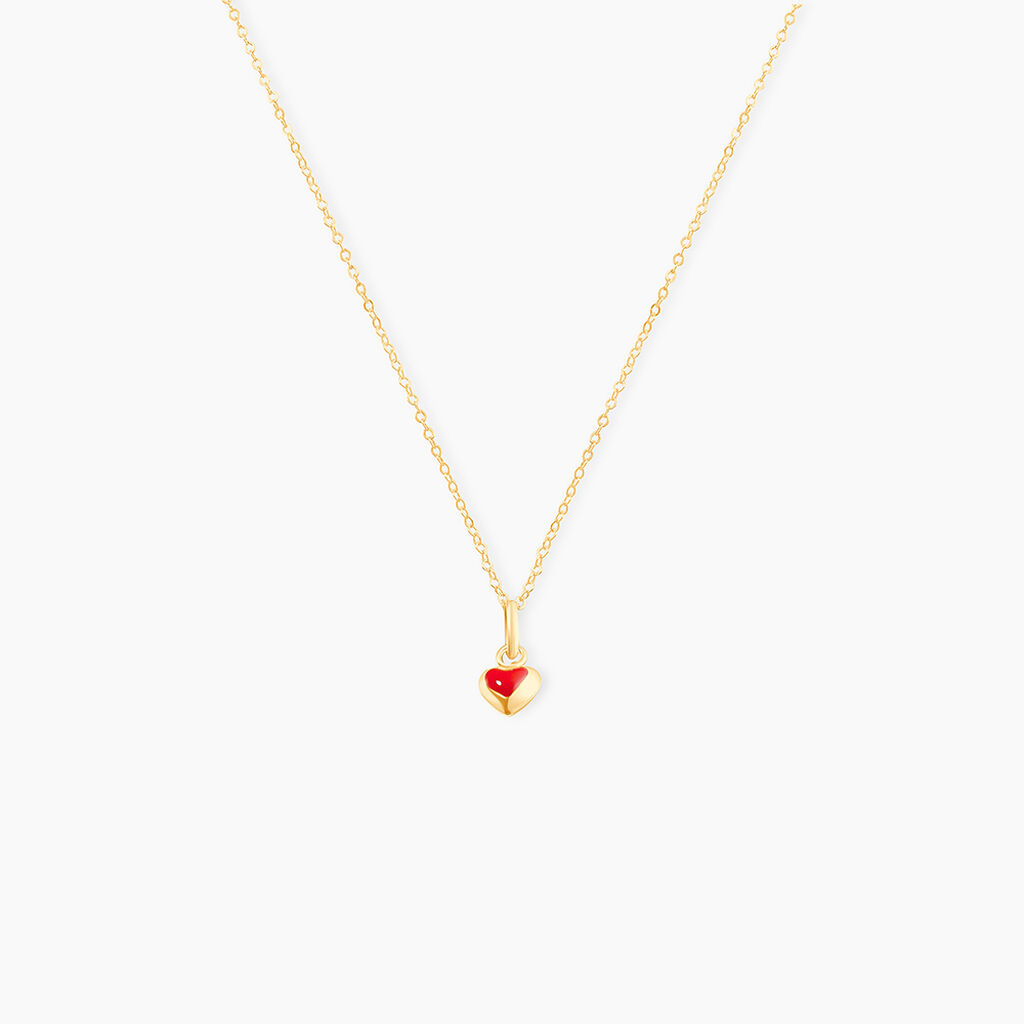 Collier Coralie Coeur Or Jaune - Colliers avec pierres Enfant | Marc Orian