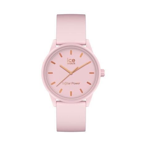 Montre Ice Watch Solar Power Rose - Montres &eacute;tanches Femme | Marc Orian