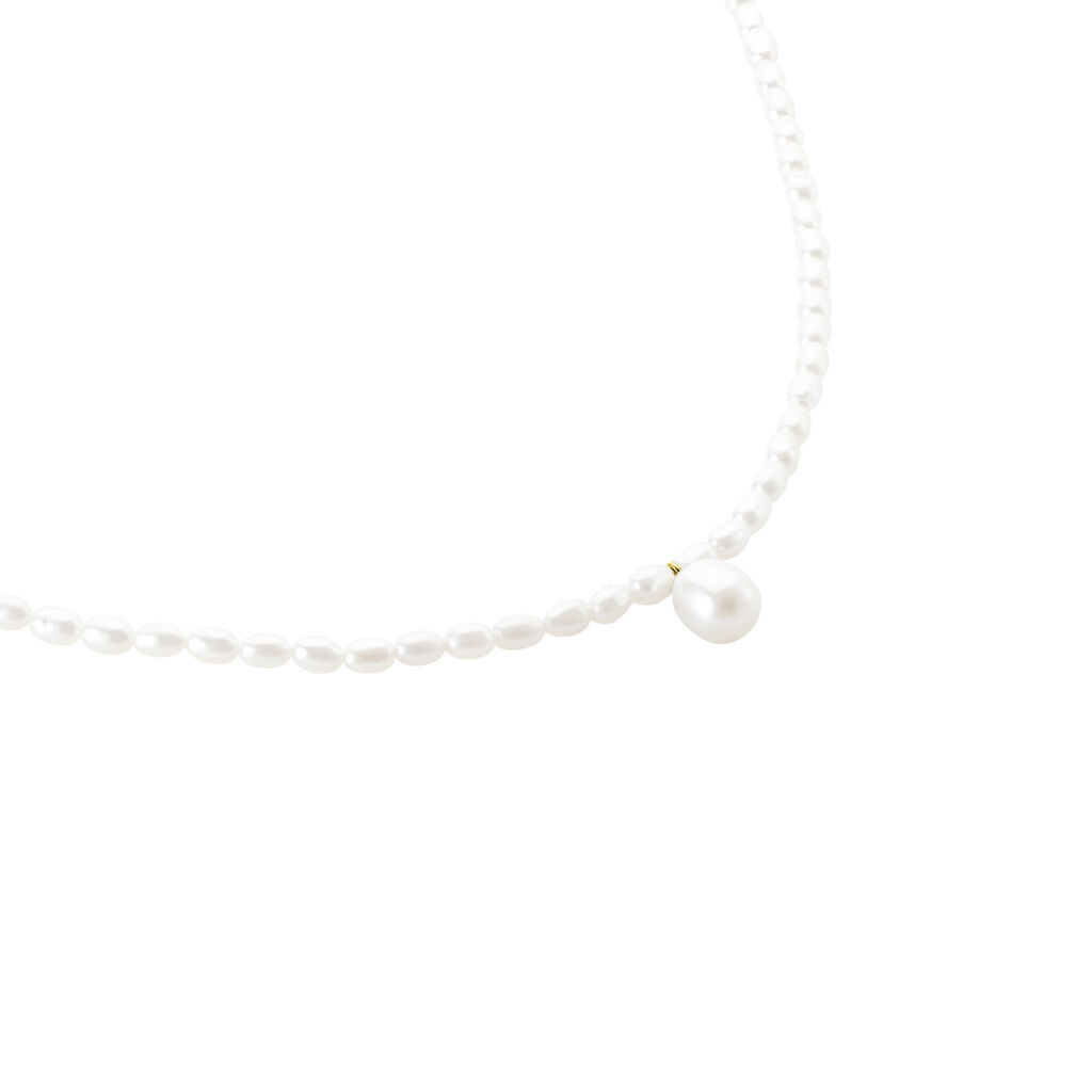 Collier Stella-rose Or Jaune Perle De Culture - Parure de mariage Femme | Marc Orian