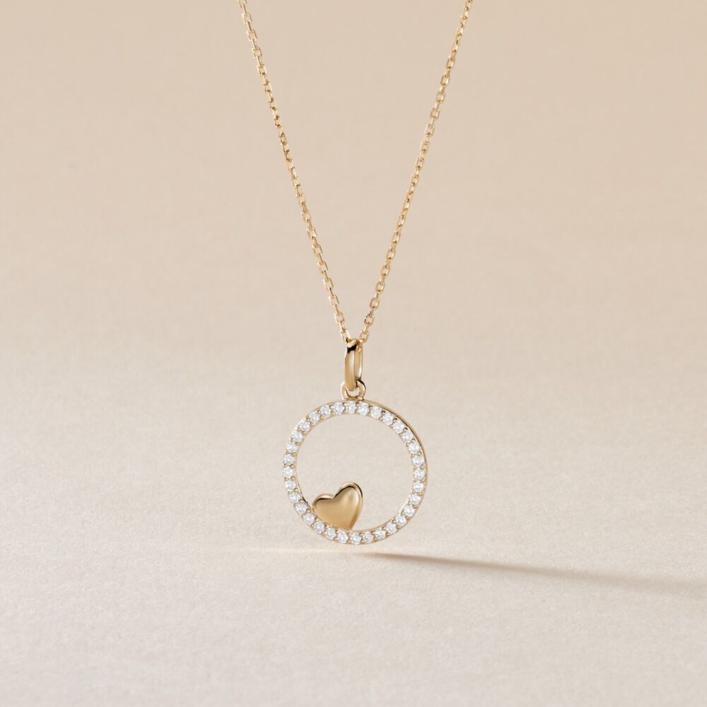 Pendentif Or Jaune Roman Oxyde - Pendentifs Femme | Marc Orian