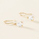 Boucles D'oreilles Puces Kalyne Or Jaune Oxyde De Zirconium - Pendantes Femme | Marc Orian