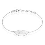 Bracelet Fanni Argent Blanc - Bracelets fantaisie Femme | Marc Orian