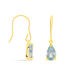 Boucles D'oreilles Pendantes Kalyne Or Jaune Topaze - Pendantes Femme | Marc Orian