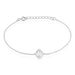 Bracelet Arone Argent Blanc Oxyde De Zirconium - Bracelets fantaisie Femme | Marc Orian