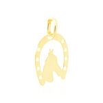 Pendentif Egide Fer A Cheval Or Jaune - Pendentifs Femme | Marc Orian