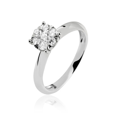 Bague Solitaire Dream Or Blanc Diamant - Solitaires Femme | Marc Orian