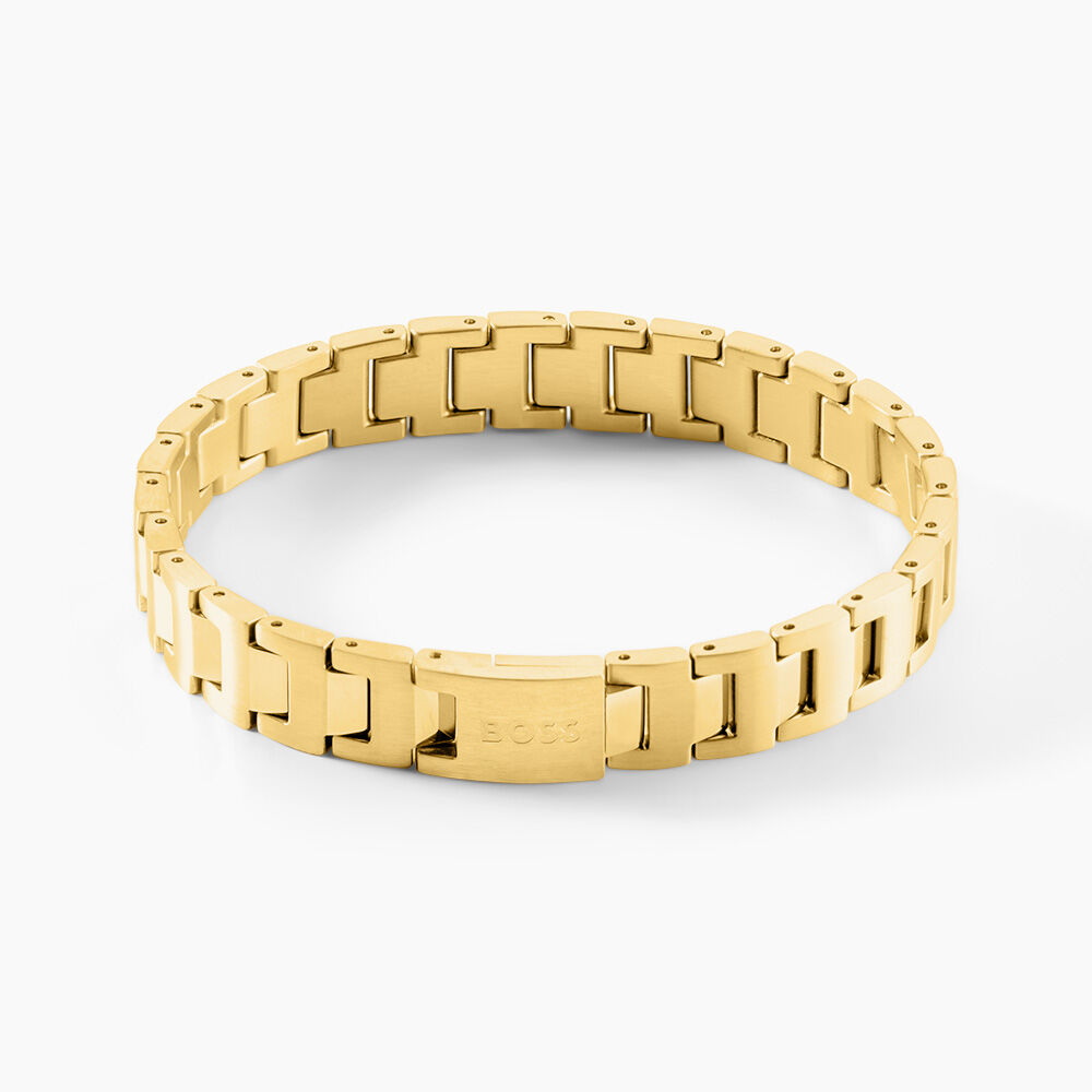 Bracelet Boss Candor Acier Jaune - Bracelets cha&icirc;nes Homme | Marc Orian