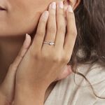 Bague Solitaire Dayna Or Rose Oxyde De Zirconium - Solitaires Femme | Marc Orian
