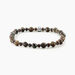 Bracelet Jourdan Acier Blanc Pierre De Synthese Bronzite - Bracelets cha&icirc;nes Homme | Marc Orian