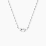 Collier Feeria Argent Blanc Oxyde De Zirconium - Colliers avec pierres Femme | Marc Orian