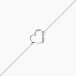 Bracelet Chlora Or Blanc Diamant - Bracelets cha&icirc;nes Femme | Marc Orian