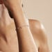 Bracelet Eartha Argent Blanc Oxyde De Zirconium - Bracelets chaînes Femme | Marc Orian