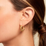 Cr&eacute;oles Pondichery Acier Jaune - Cr&eacute;oles Femme | Marc Orian