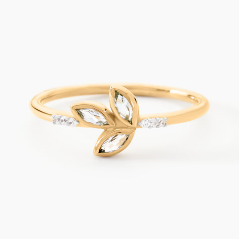 Bague Océan Or Jaune Topaze Oxyde De Zirconium - Bagues pierres fines Femme | Marc Orian