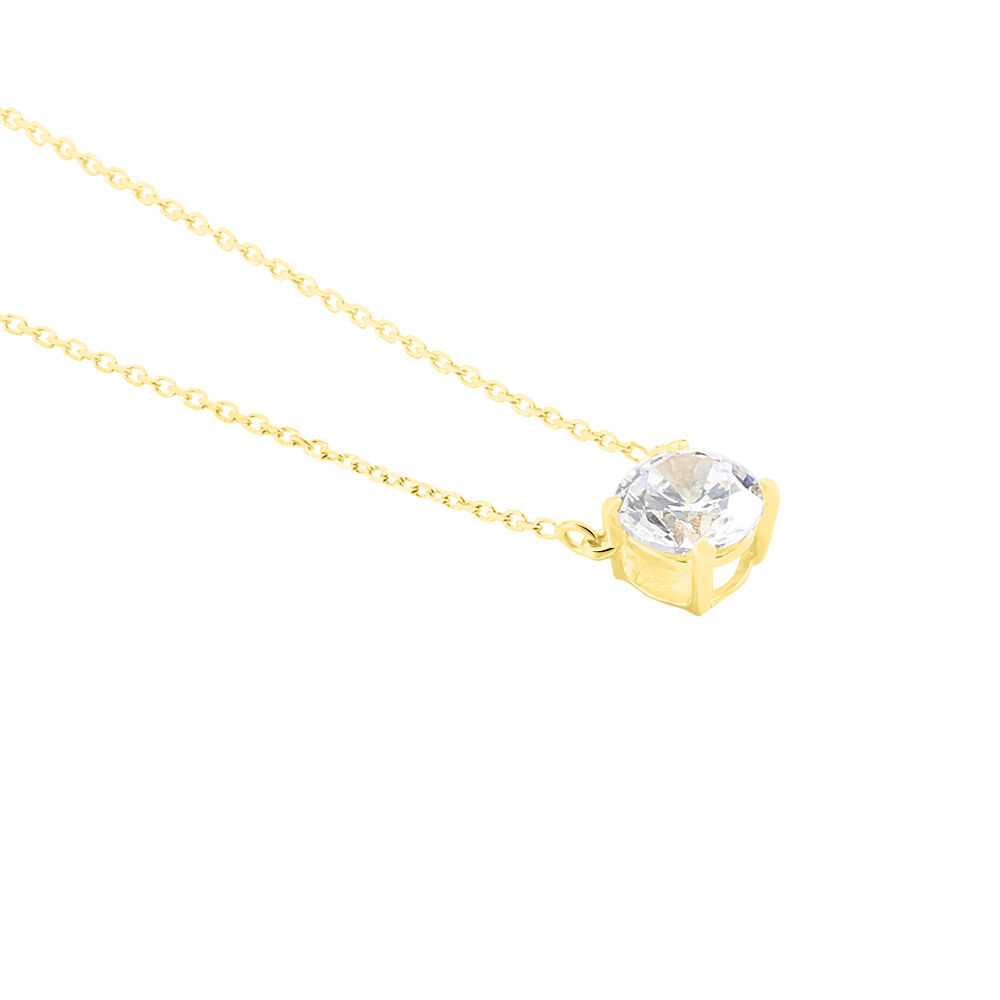 Collier Ponama Or Jaune Oxyde De Zirconium - Colliers avec pierres Femme | Marc Orian