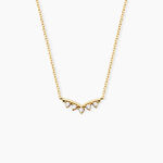 Collier Ombeline Argent Dor&eacute; A L'Or 750/1000 Oxyde De Zirconium - Colliers avec pierres Femme | Marc Orian