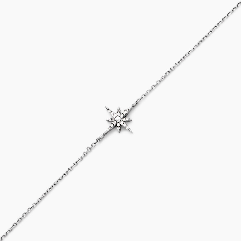 Bracelet Lysianne Argent Blanc Oxyde De Zirconium - Bracelets chaînes Femme | Marc Orian